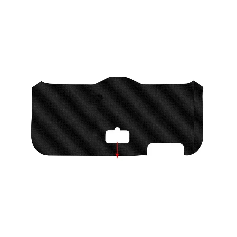 

For CHERY JAECOO DASHING T2 2023-2025 Car PU Leather Mats Anti-kick Carbon Trunk Weather Dustproof Protection Tailgate Sticker