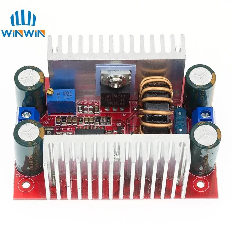 DC 400W 15A Step-up Boost Converter Constant Current Power Supply LED Driver 8.5-50V to 10-60V Voltage Charger Step Up Module