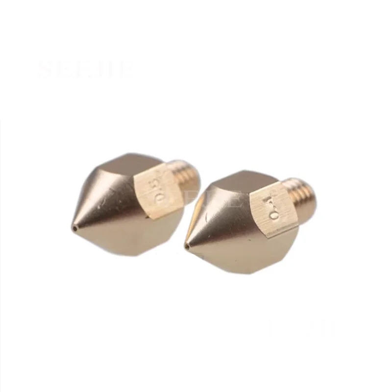 

2Pcs No Baffle Nozzle For Hot Melt Adhesive Machine, M5*0.8 Thread, Metric Threaded Copper Nozzle
