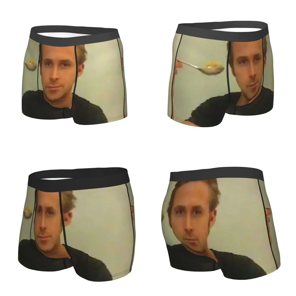 الملاكم السراويل السراويل ريان جوسلينج يأكلوا الحبوب سراويل الذكور ملابس داخلية مريحة ل أوم رجل صديقها هدية