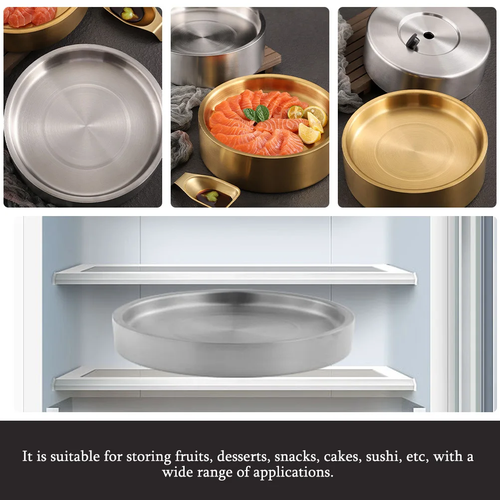 

Sashimi Ice Plate Exquisite Serving Tray For Kitchen Restaurant Dessert Fruit Snacks Cake Japanese Style Food Bowl