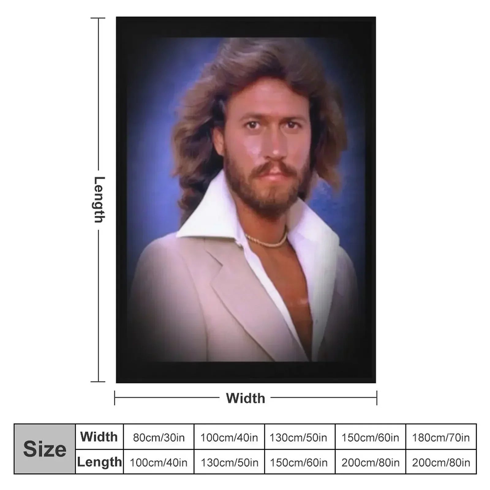 Barry Gibb Throw Blanket Travel Blankets For Bed Luxury Blankets