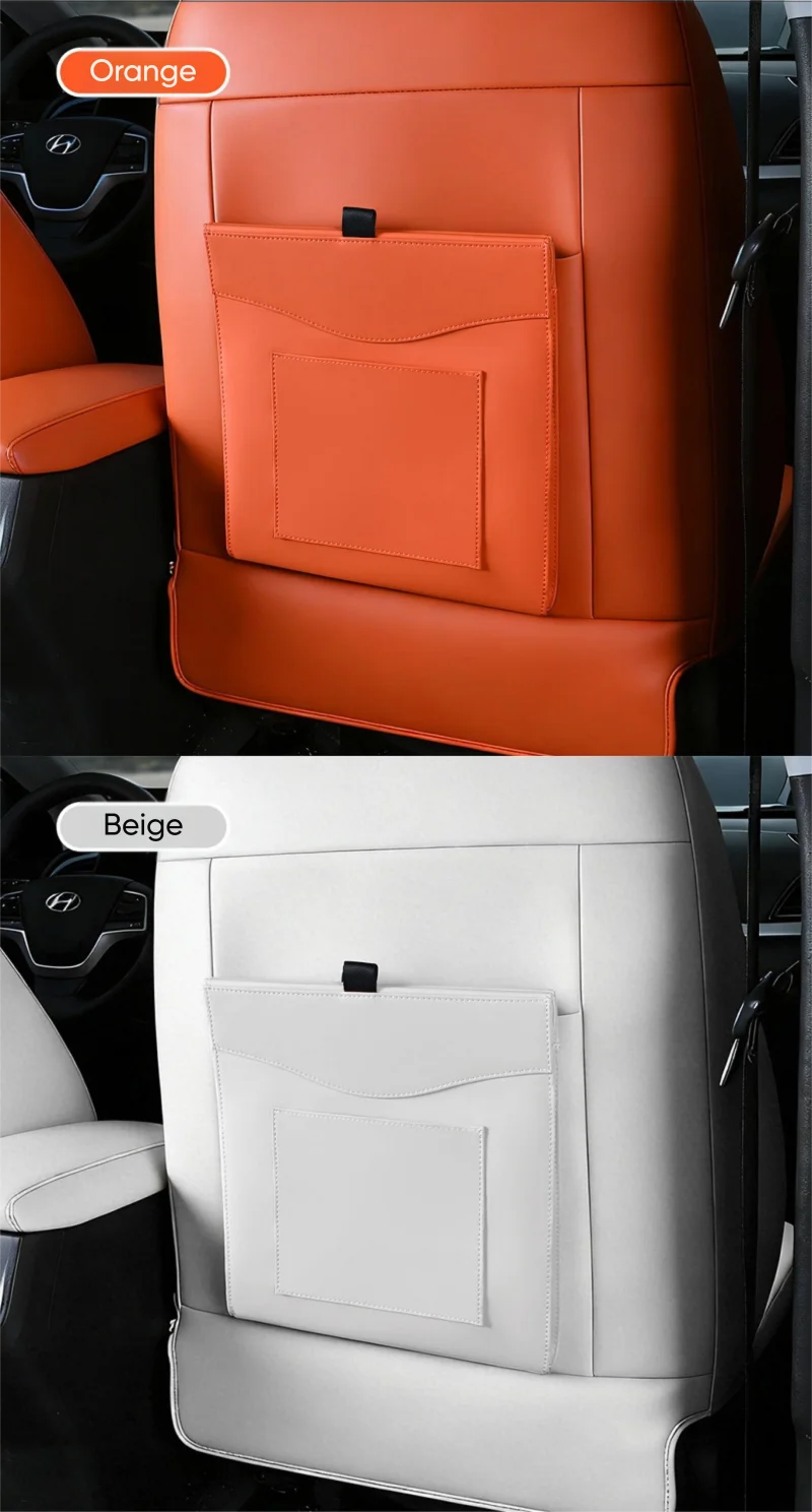 Tazer Apex Magnetische Adsorption Auto-Müllbeutel Wasserdichtes PU-Leder Auto-Rücksitz-Hängemüllfach für Auto-Innenausstattung – Detail 13