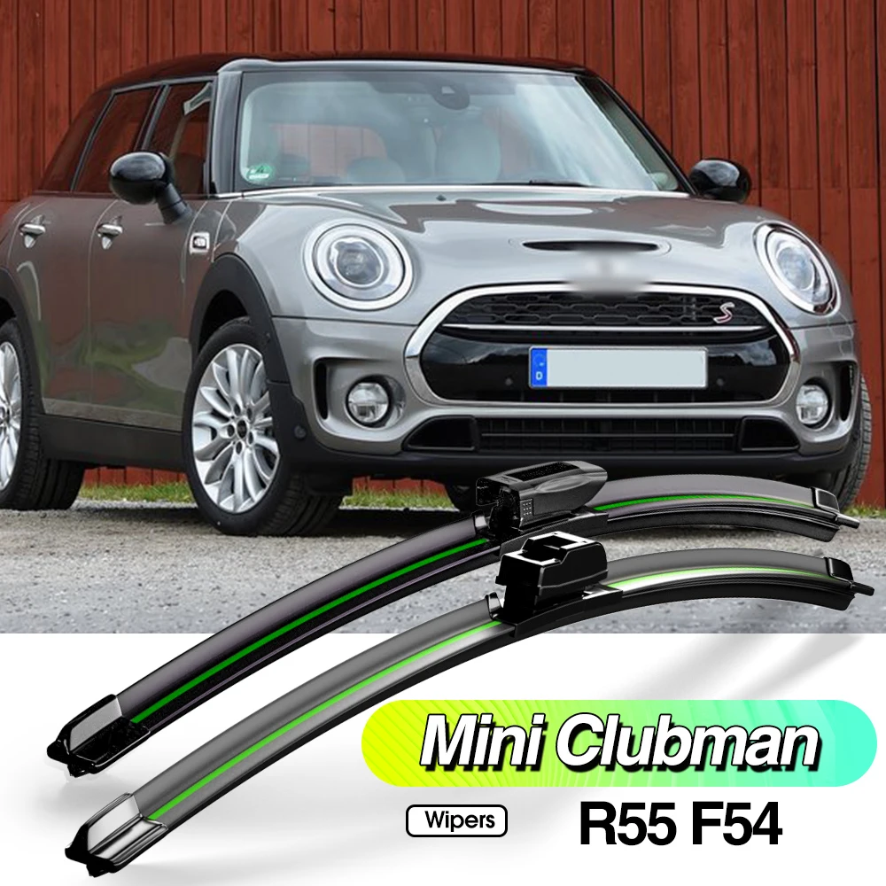 

For Mini Mini Clubman R55 F54 2007-2019 2pcs Front Windshield Wiper Blades Windscreen Window Accessories 2010 2011 2014 2018