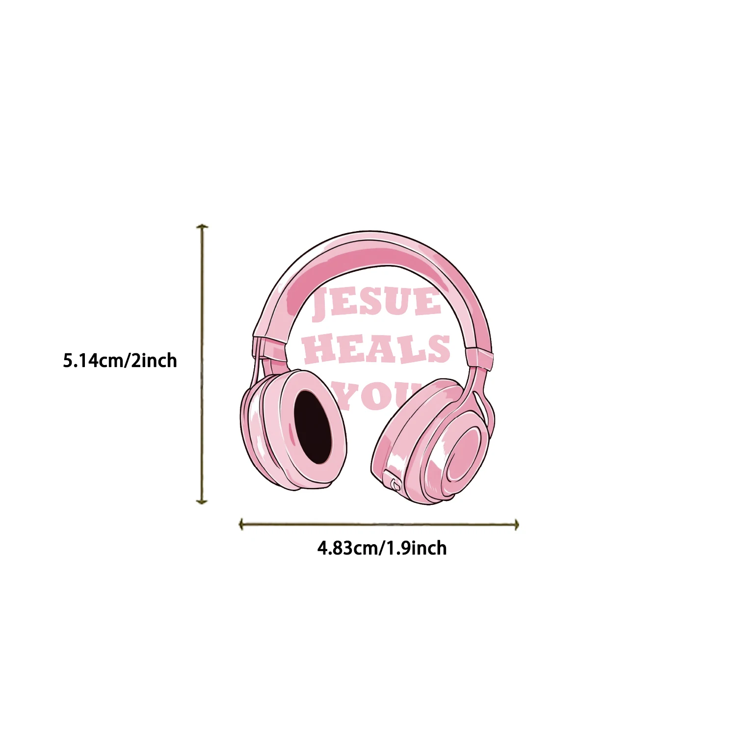 50/100PCS Pink Bible Jesus Cute Creative Waterproof Stickers DIY Luggage Notebook Speaker Skateboard Stickers