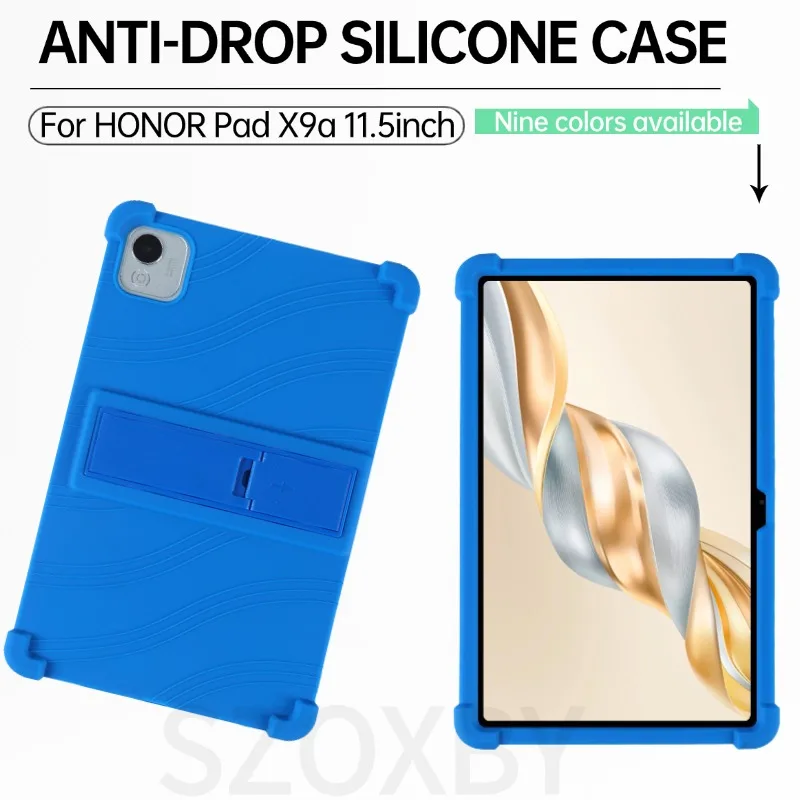 For HONOR Pad X9a 11.5 Inch Tablet Case Shockproof Cover Honor Pad X9A ELN2 W29 Case Soft Silicon Stand Protective Shell