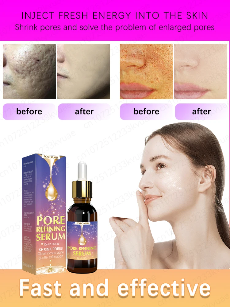 Pore shrinking essence, lighten pores, remove wrinkles, and restore 18-year-old skin