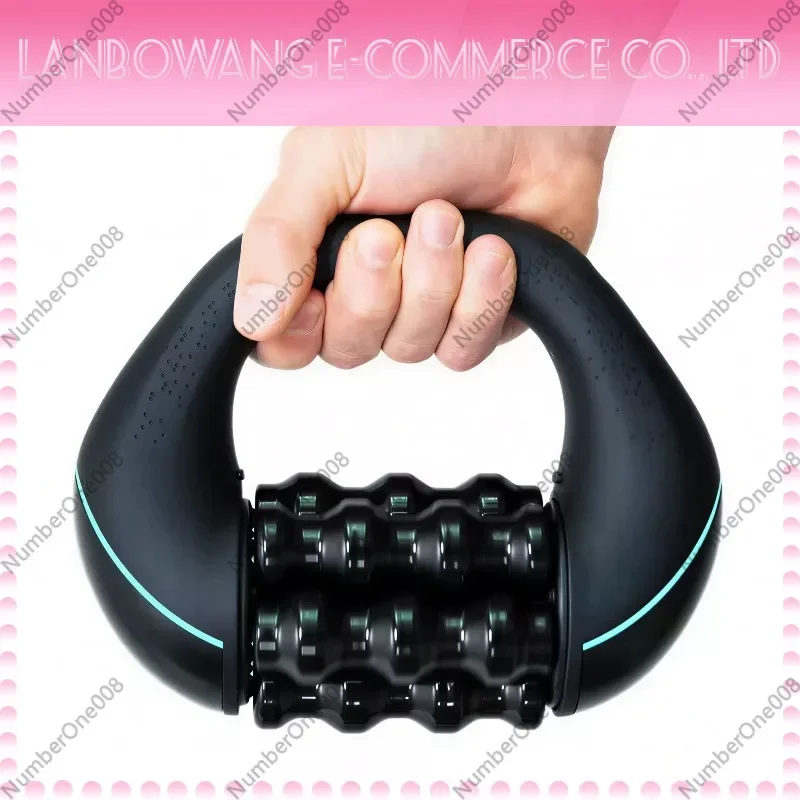 8-Level Adjustable Roller Massager, Handheld Muscle Relaxation Massage Tool for Full Body, Deep Tissue Massager for Home Use