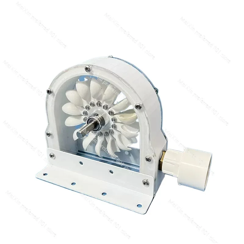 High Efficiency Pelton Water Turbine Impact Water Wheel Bucket Wheel Multi-purpose DIY Water Generator