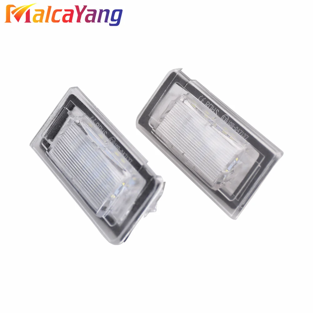 2 قطعة رقم الترخيص لوحة ضوء لأودي TT MK1 8N رودستر 8N9 كوبيه 8N3 1998-2006 Canbus 18 SMD LED