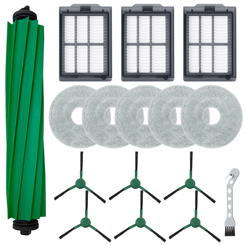 For Roomba for Plus 405 Replacement Accessories Main Brush Side Brushes Filters and Mop Cloth for Overall Home Cleanliness