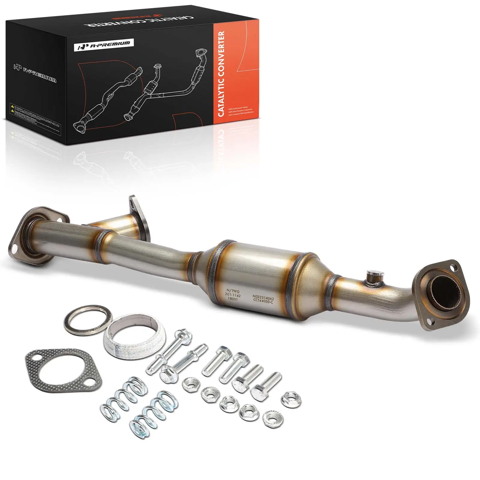 A-Premium Rear Right Catalytic Converter for Toyota 4Runner 2013-2023 FJ Cruiser 2013-2014 Lexus GX460 2010-2020