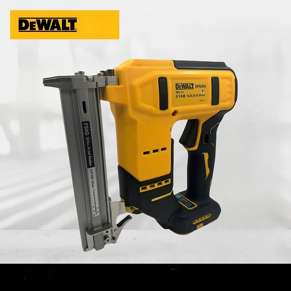

NEW Dewalt 20V Battery 10-30mm Brushless Electric Nail Gun Depth Adjustment Nailer Stapler Cordless Stapler Framing