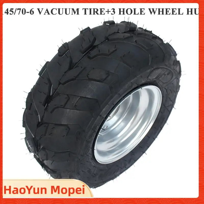 6 Inch ATV Wheel 145/70-6 All Terrain Vehicle Tyre Fit For 50cc 70cc 110cc Small ATV Quad Front Or Rear Wheels