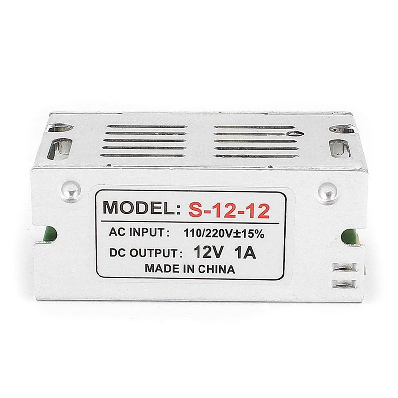 4X Switching Power Supply Converter AC 110-220V 12V 1A 12W For LED Strip Light