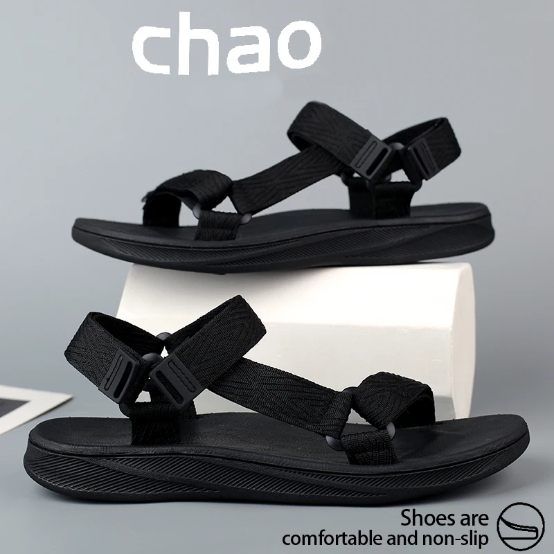 

Men's Sports Sandals Summer 2024 New Open Toe Sandal Waterproof Beach Shoes for Men Hiking Traveling Walking