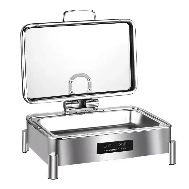 Hotel restaurant 304 stainless steel, visual hydraulic buffet stove, intelligent numerical control electric heating furnace