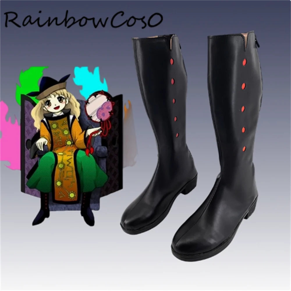 

Matara Okina Hidden Star in Four Seasons Touhou Project Обувь для косплея Сапоги Игра Аниме Вечеринка Хэллоуин RainbowCos0 W5006