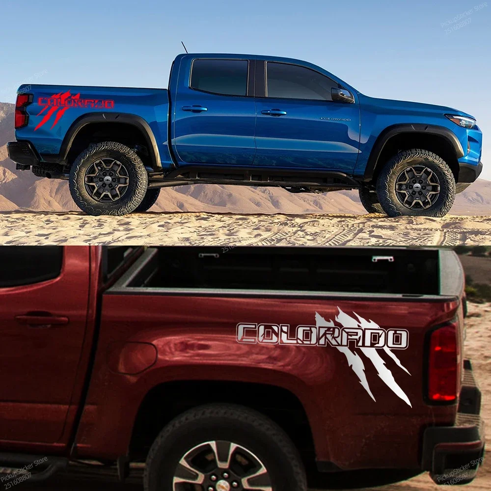 Car Body Side Sticker Pickup Truck Bed Graphics Claw Styling Decor Decal Auto Tuning Accessories For Chevrolet Colorado Z71 S10