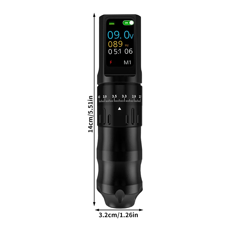 Wireless Tattoo Pen Machine Kit Digital LED Display Rotary Tattoo Machine Set With Cartridge Needles Tattoo Supplies for Beginners Artists