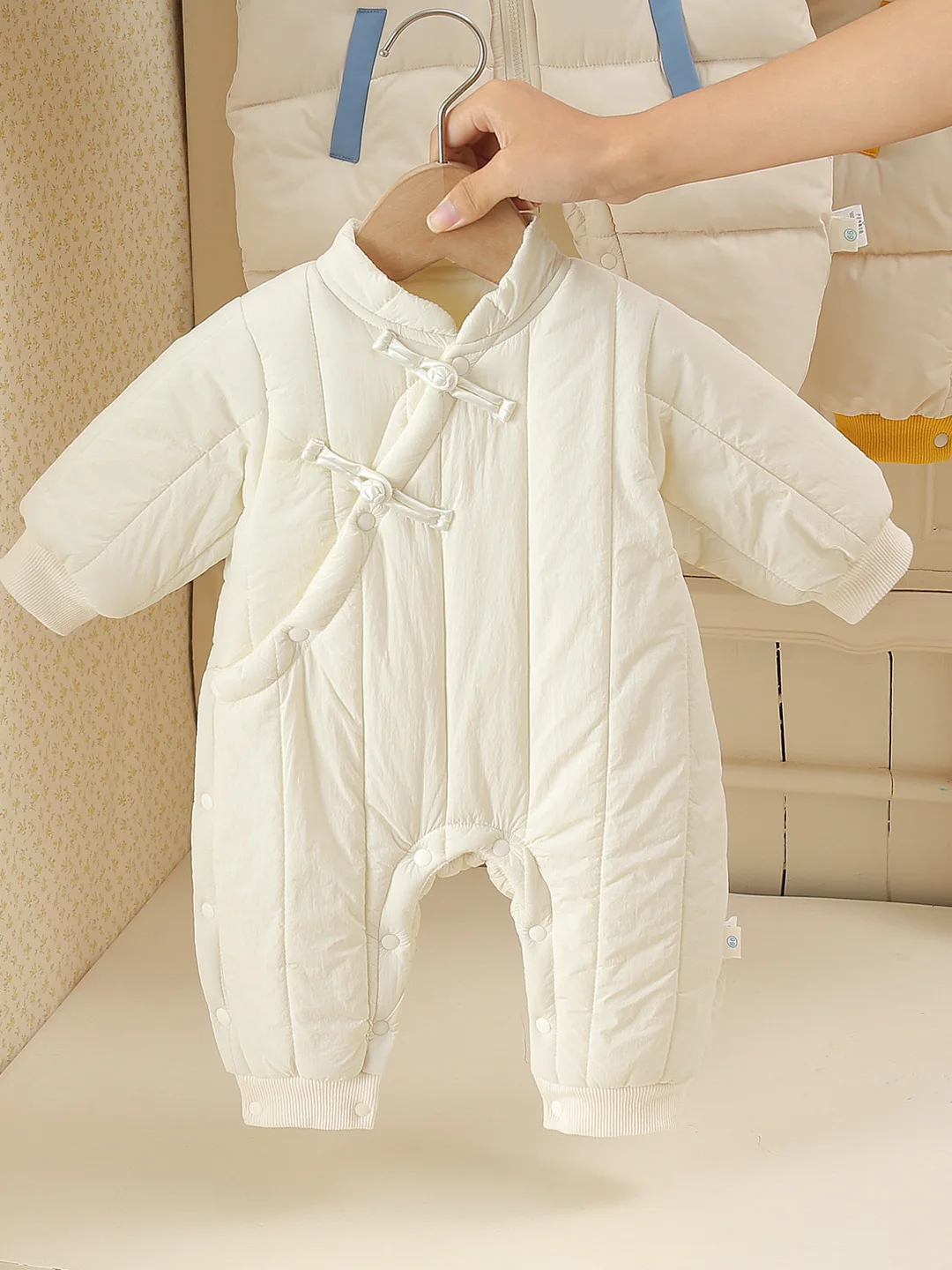 

Детская зимняя хлопковая подкладка Rer ex, теплая повседневная модная верхняя одежда, стеганая уличная одежда для новорожденных, длинная све-стойка C...