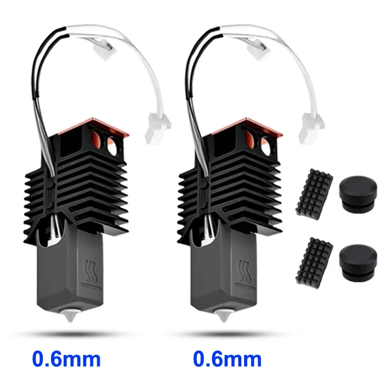 3D-printeronderdelen voor Snapmaker U1 Hotend Kit, volledig gemonteerde hotend, plug & play keramisch blok voor 0,2 0,4 0,6 0,8 mm 3D-printkop