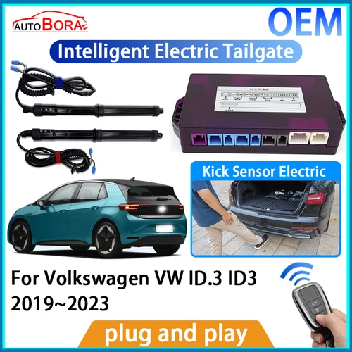 ZhuCamX 지능형 전기 뒷문 자동 리프팅 키트, 폭스바겐 VW ID.3 ID3 2019 ~ 2023 용 리모컨 오프너 트렁크