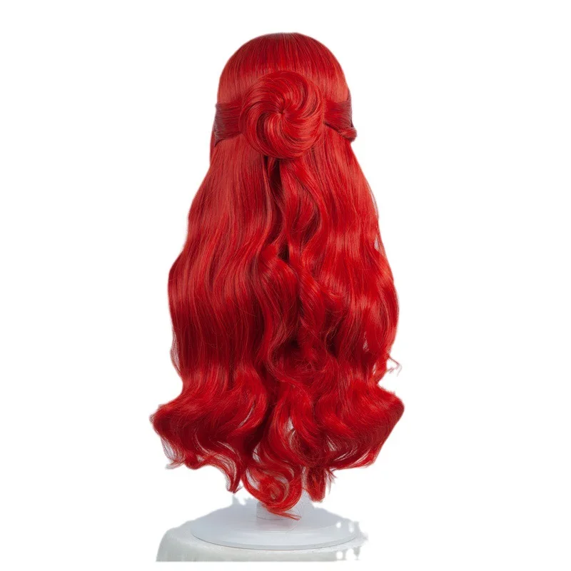 Crash, Star Dome Railway, Himeko Cos Parrucca Parrucca cosplay anime con capelli ricci lunghi rossi