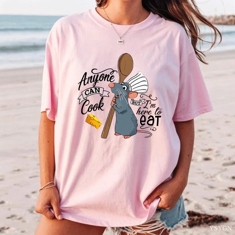I Dont Want To Cook Anymore I Dont Want To Die T shirts Funny Mouse T-shirt Men Women's Harajuku Hip Hop Short Sleeve Tee Shirt