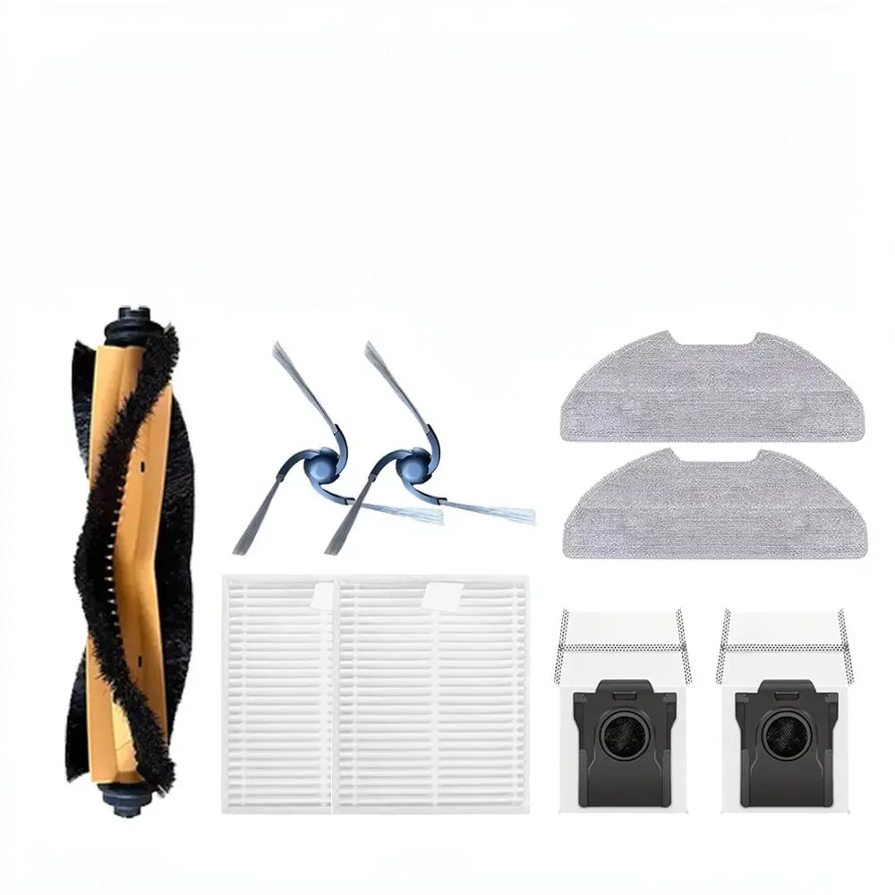 Universal Accessory Kit For Dreame D20 Air Plus Robot Vacuum Replacement Spare Parts Roller Brush Filters Dust Bags Mop Pads