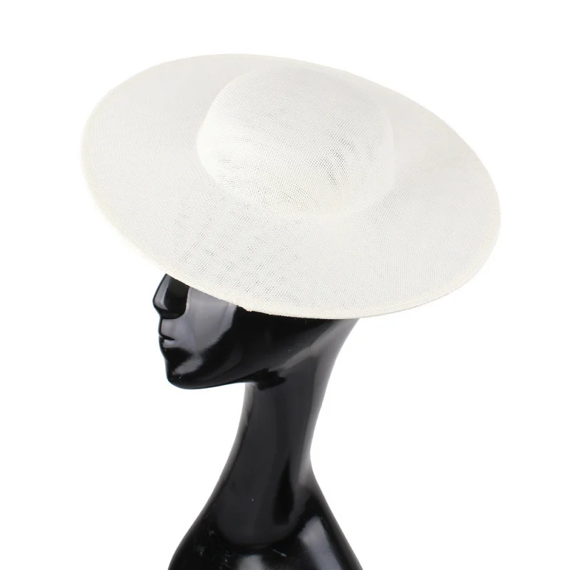 European and American Style Imitation Hemp Hat Base for Evening Party Bridal Headwear Fascinator Hats Headress