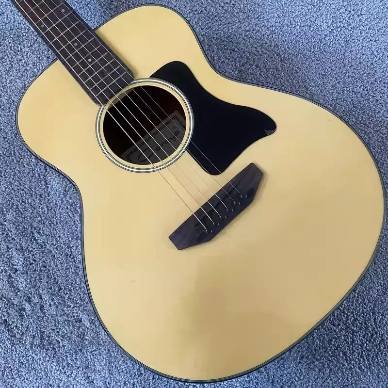 Caraya 36 Inch Folk Acoustic Guitar, Spruce Top & Mahogany Body, Beginner Kids Student Guitar for Learning and Practice
