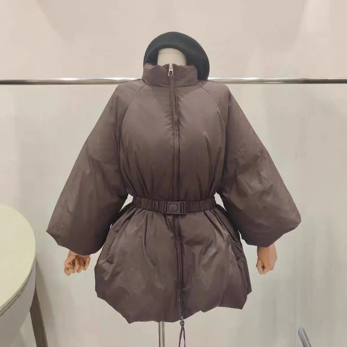 2026 Winter New Women's Down Jacket Loose Stand Collar Commuter Warm Jacket
