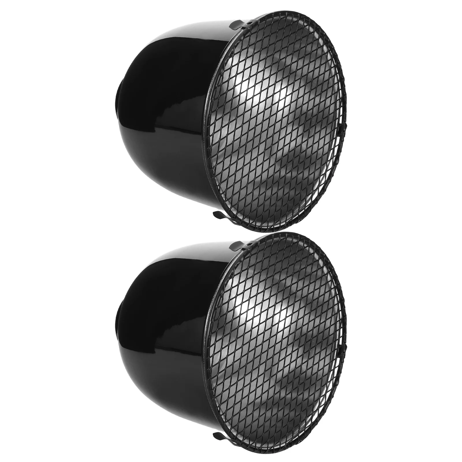 

2pcs Reptile Heat Lamp Dome 5.5 Inch Aluminum Heating Lampshade Basking Light For Bearded Dragon Universal Terrarium Heater