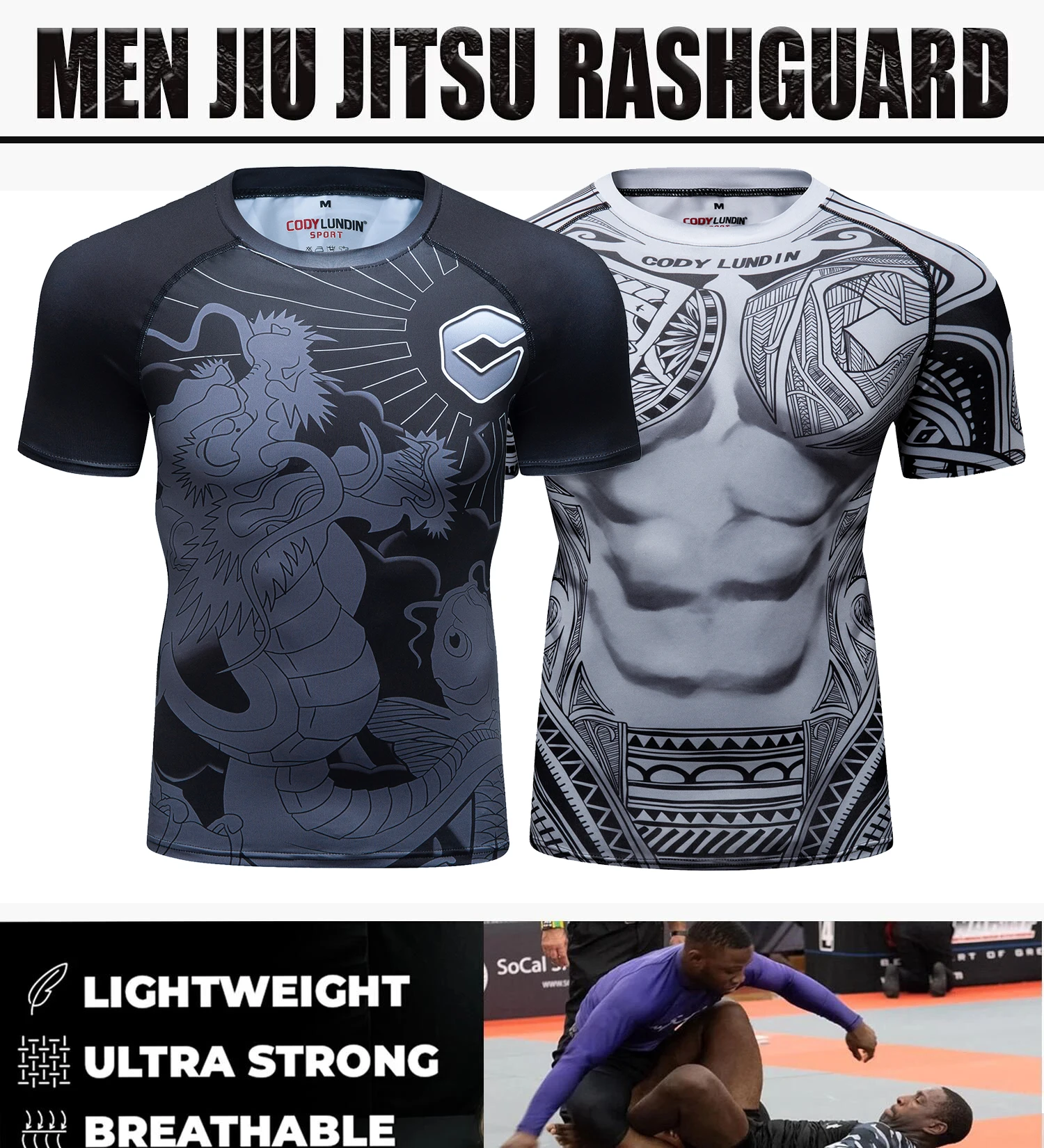 Men Fightwear Combat T-shirts Short Sleeve Skinny jiu jitsu No Gi Rashguard Boxing Jersey Masculine Training Gym Tops