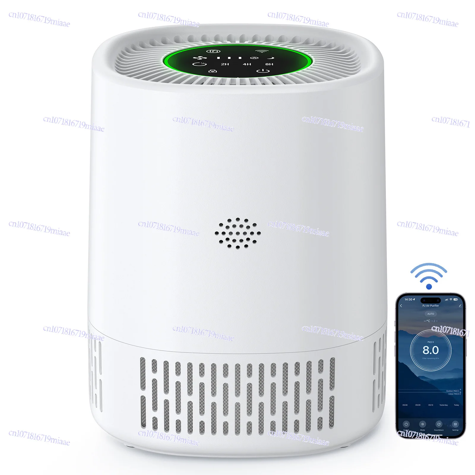 

Air Purifier Wifi Smart APP Controls Negative Ions To Remove Formaldehyde PM2.5 To Remove Odor