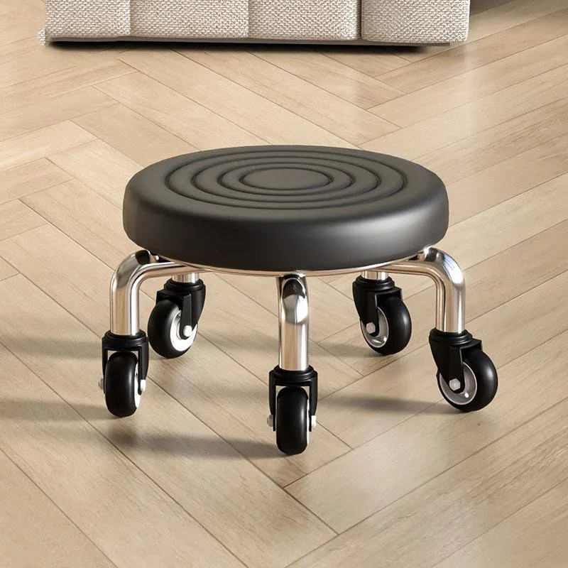

360 ° Поворотный табурет с колесиками, многоцелевой табурет-ступенька для детей, учатся ходить, табурет для дизайна ногтей, мебель для домашнего офиса