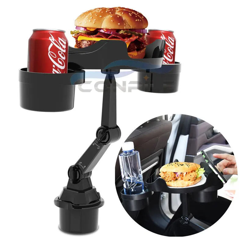 Soporte Universal Para Vasos De Coche Y Camión, Montaje De Teléfono Móvil, Bandeja Para Comida Aperitivos, Novedad