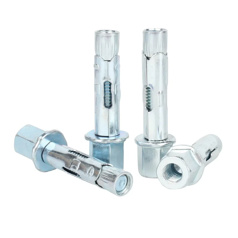 Galvanized Carbon Steel M8 M10 Hexagon Hex Head Built-in New Ceiling One-piece Expansion Screws Concrete wall