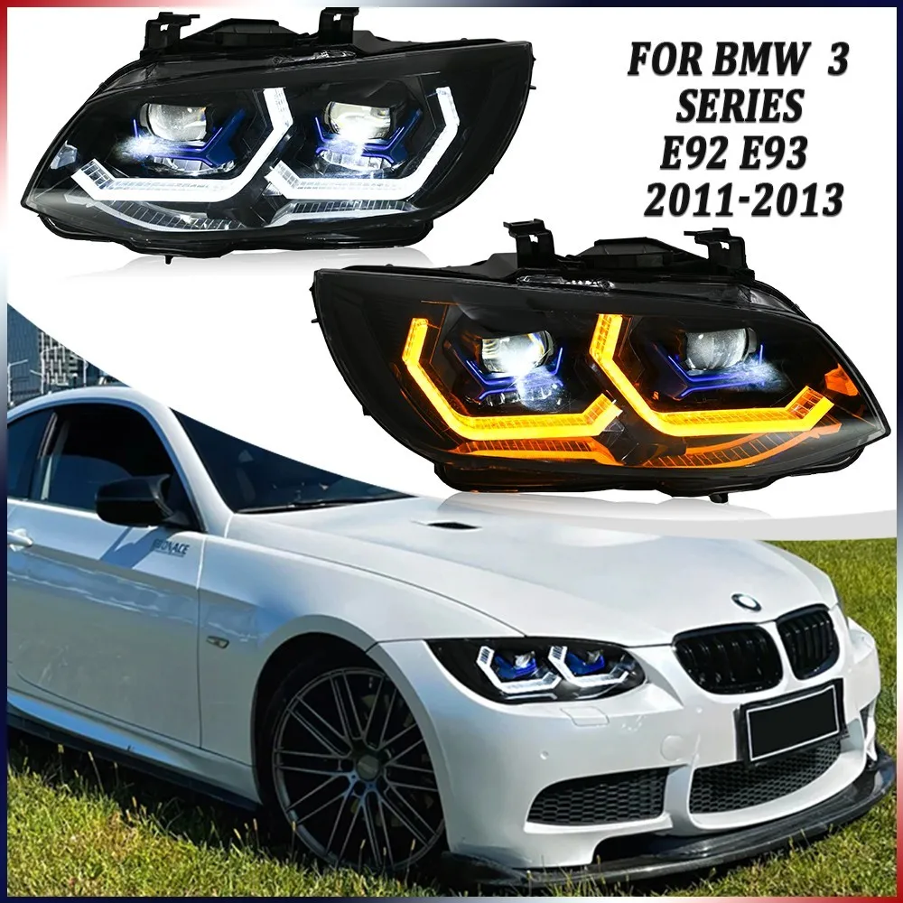 

1Pair Led Headlights Assembly For 2010-2013 BMW 3 Series E92 E93 Coupe 2-Door DRL Head Lamps Kits Headlamp Accessories
