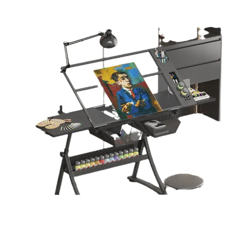 

Drawing table Painting Lifting table Art glass painting Drawing computer designer Desk Workbench table
