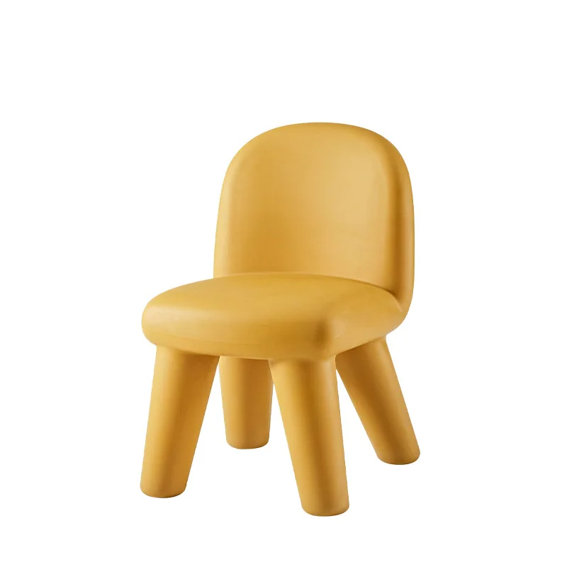 Internet celebrity plastic dining chair designer backrest chair simple outdoor leisure chair milk tea shop stool