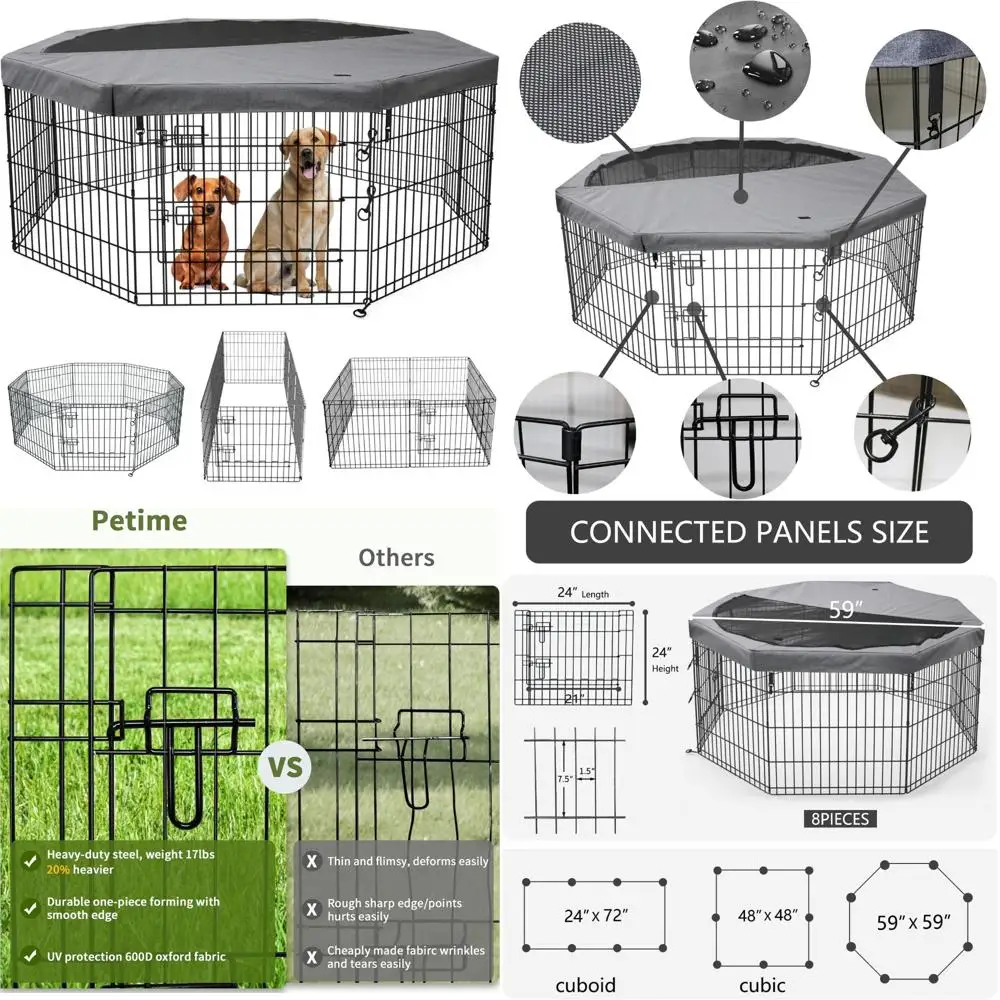 Foldable Metal Dog … - image