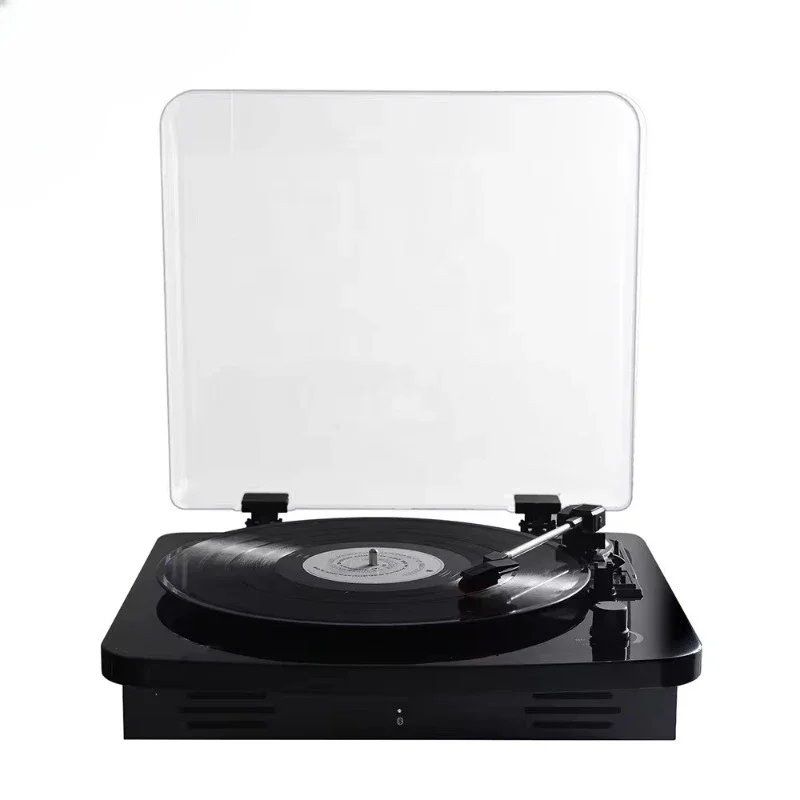 High quality gramophone with built-in speakers record player vinyl turntable