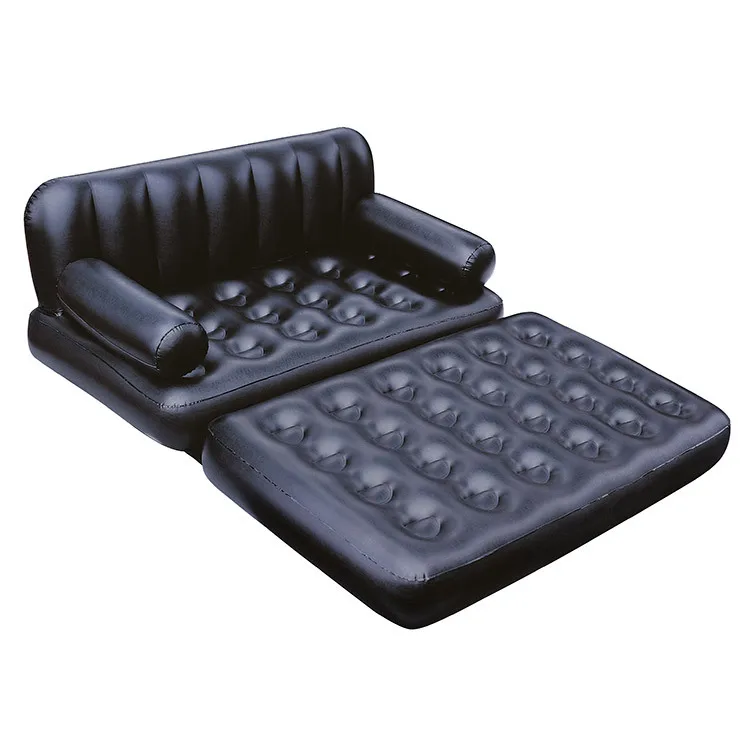 New Style Portable Inflatable Air Lounger Sofa Bed with Pump for Living Room Bedroom
