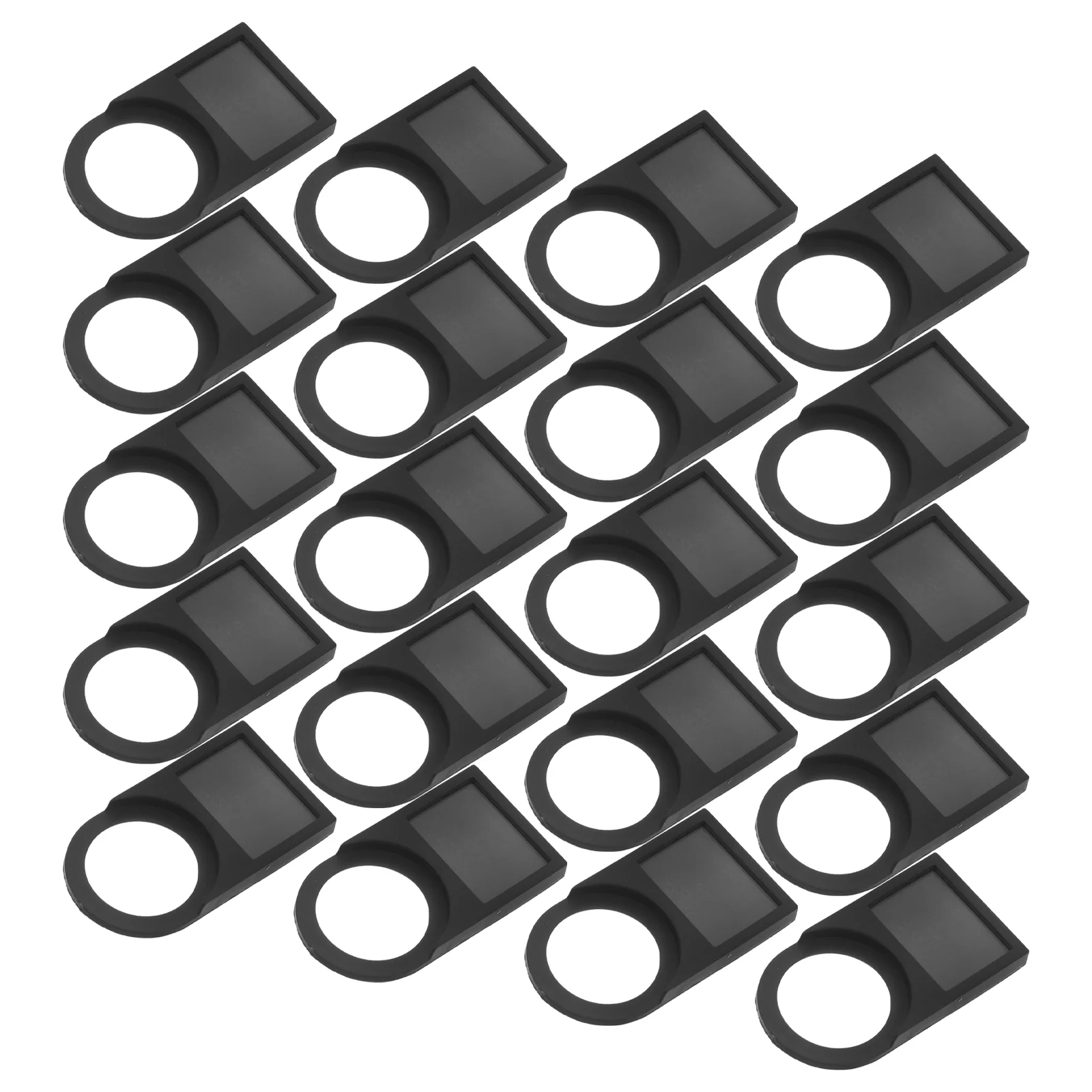 50 Pcs Switch Sign Push Button Protector Labels Signage Light Signal Plastic Back Board Buttons