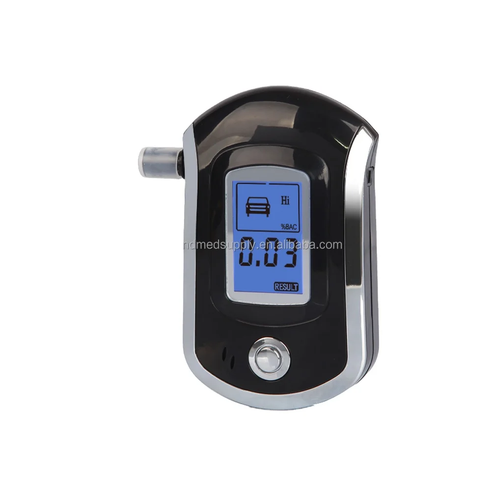 

AT6000 Digital Electronic Alcohol Meter Alcohol breath Tester analyzer with with Mouthpiece Breathalyer