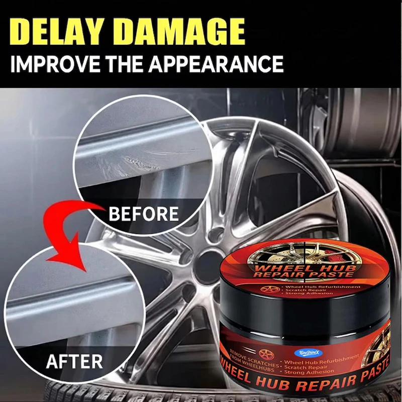 Universal Wheel Repair Paste Alloy Wheel Scratch Repair Tools Scratch Wax Tire Rim Scratch Remover And Oxidation Paste