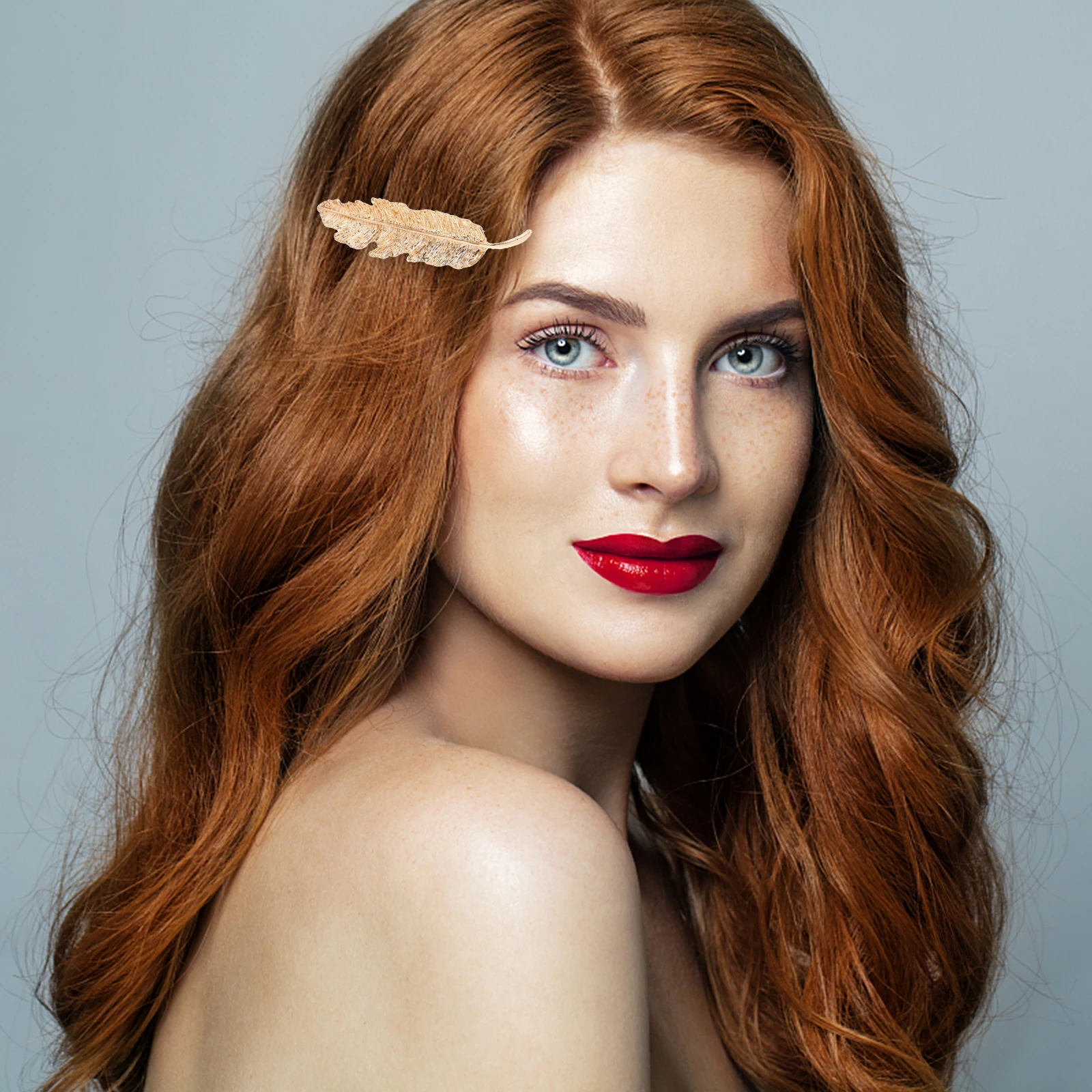 

4pcs Metal Hair Clips Alloy Hairpin For Women Fashion Decorative Barrettes Bobby Pin Body Pin Easy To Use Romantic Style Hair