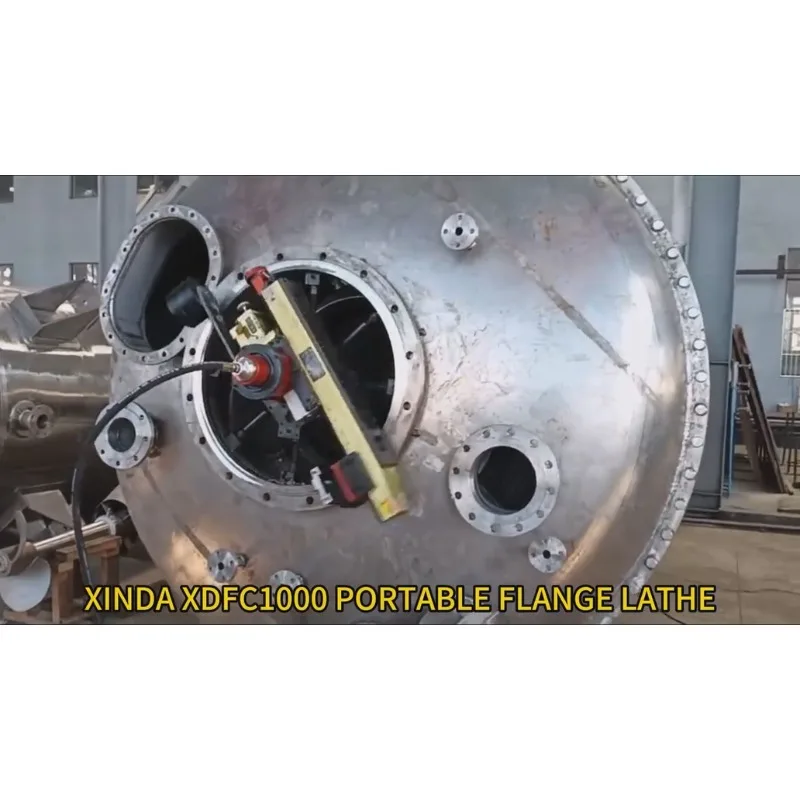 MANUFACTURER DIRECT SALES XDFC1000 PORTABLE FLANGE PROCESSING MACHINE